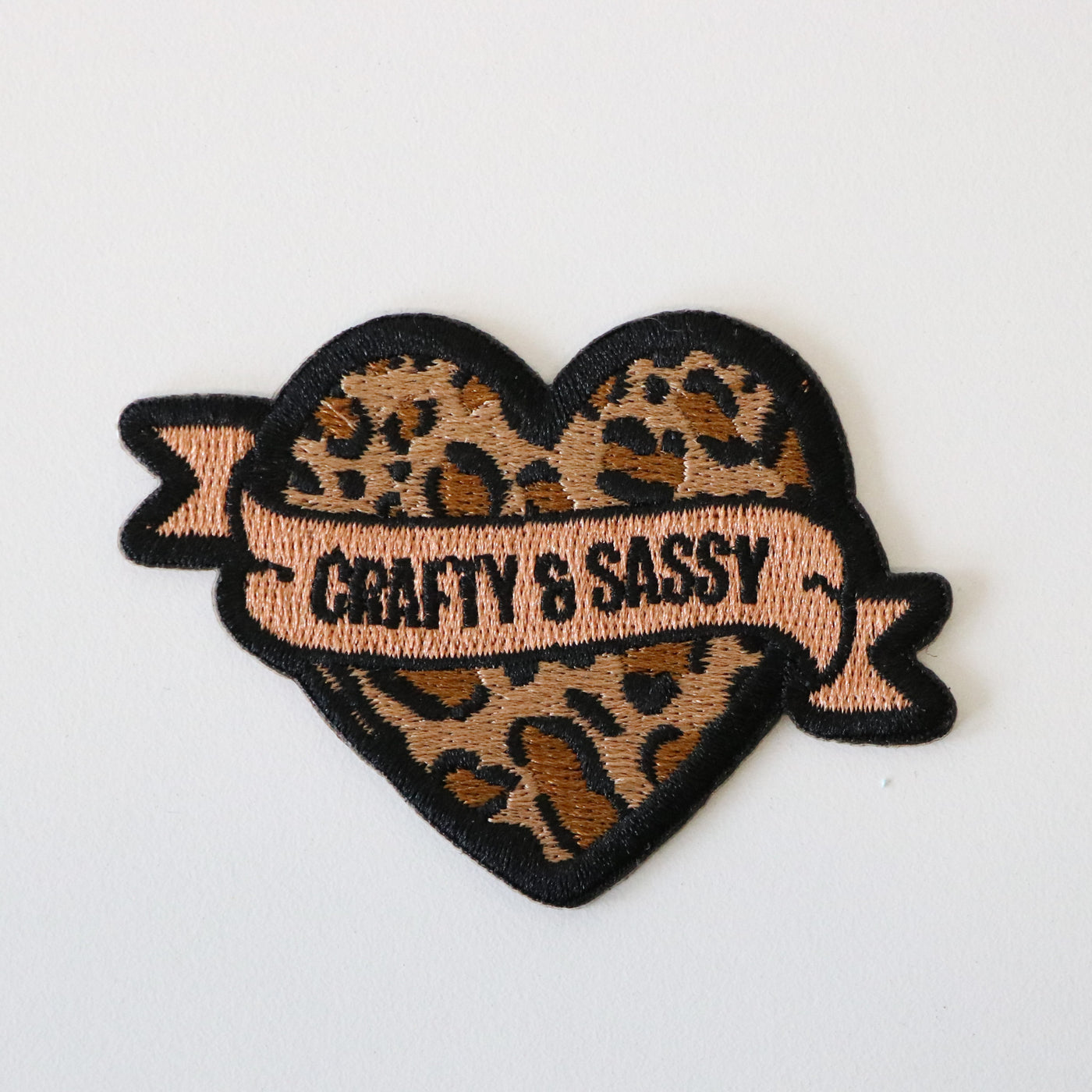 Embroidered Patch - Crafty & Sassy