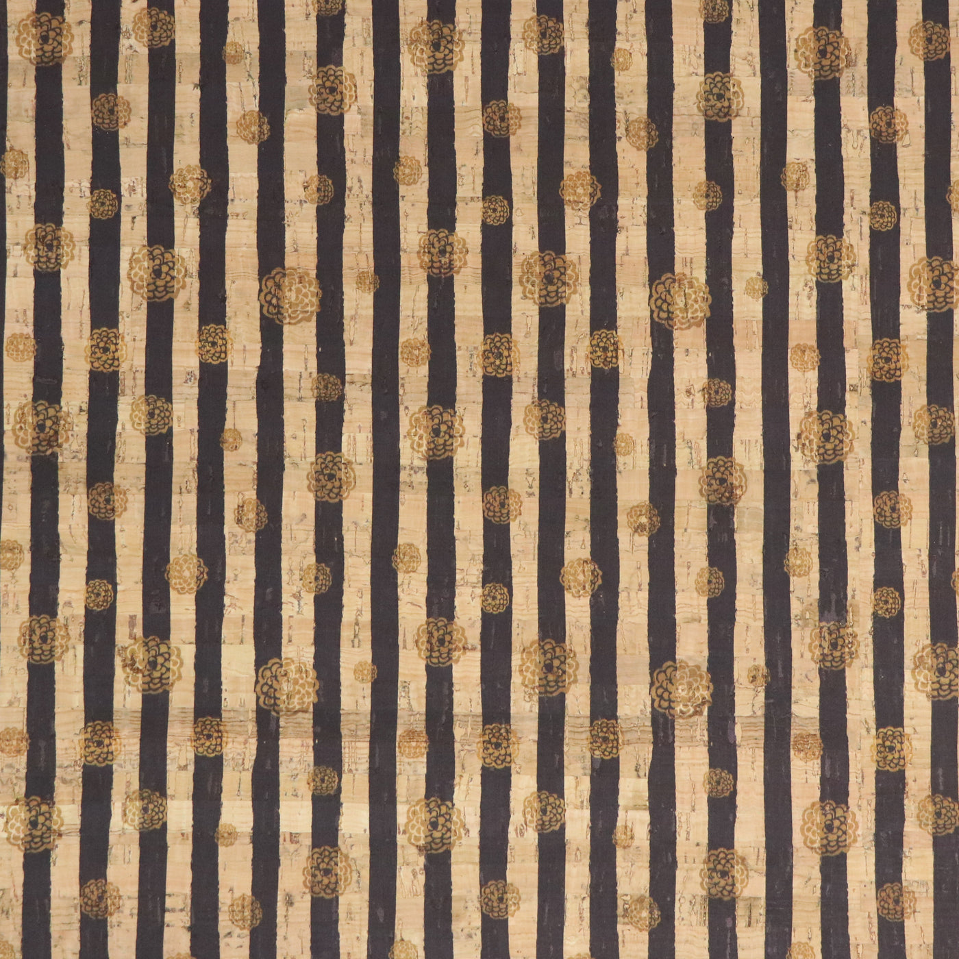 FLAWED Chic Stripe Cork Fabric - 12 Inch Cut
