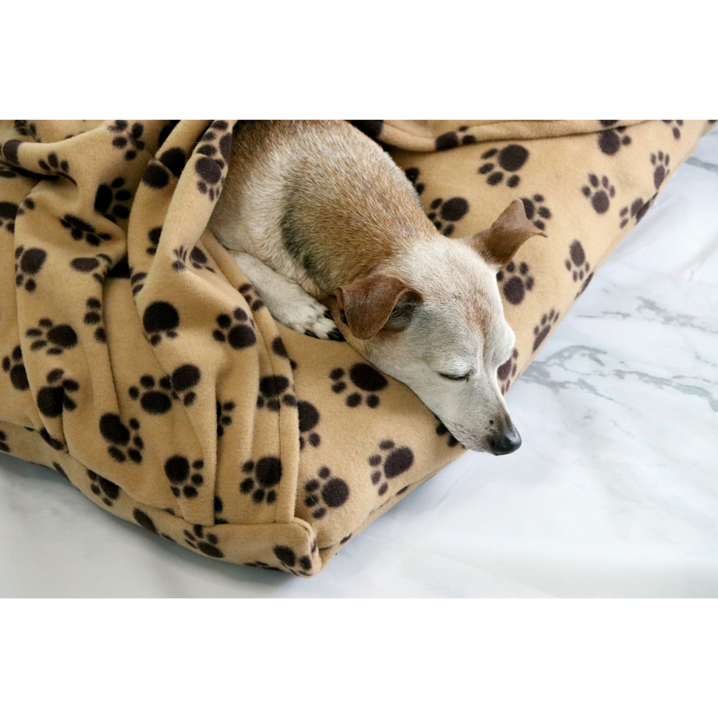 Patrón de papel de almohada de cachorro