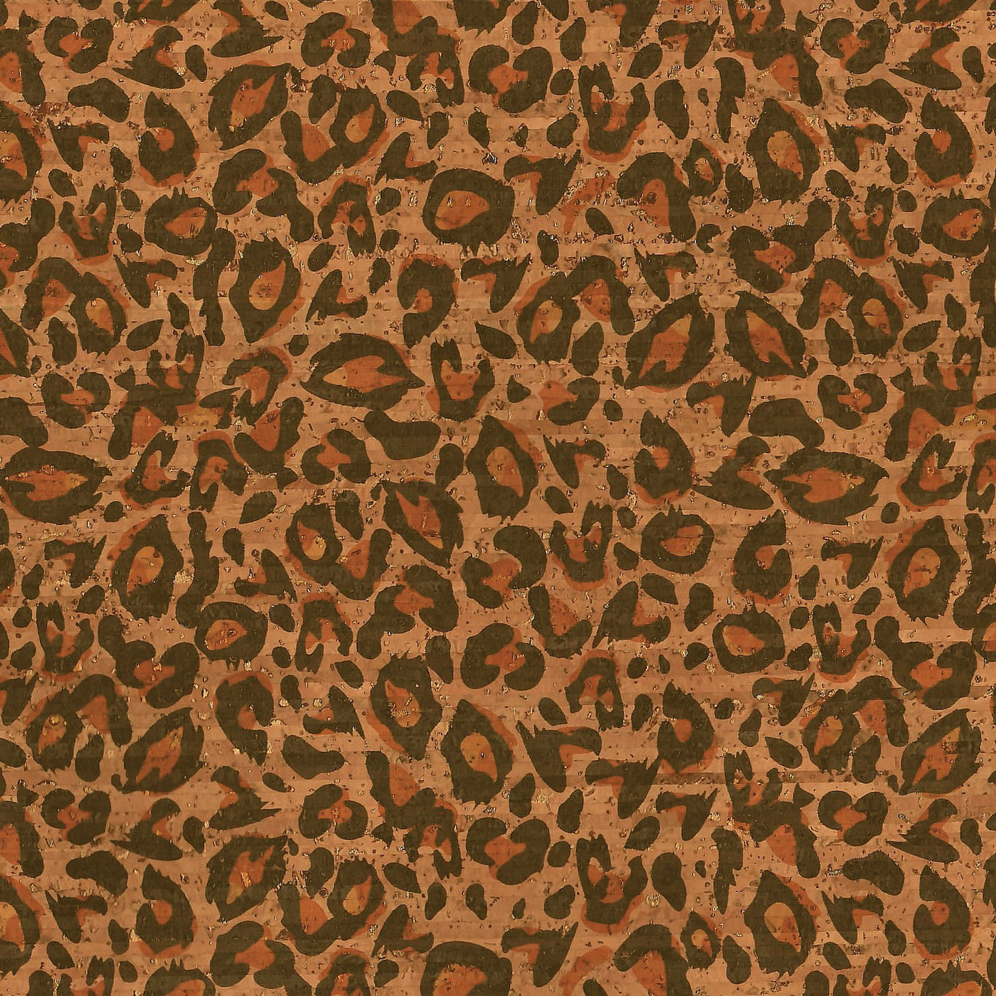 Packaged 1/2 Yard Cut: Lite Leopard Cork Fabric