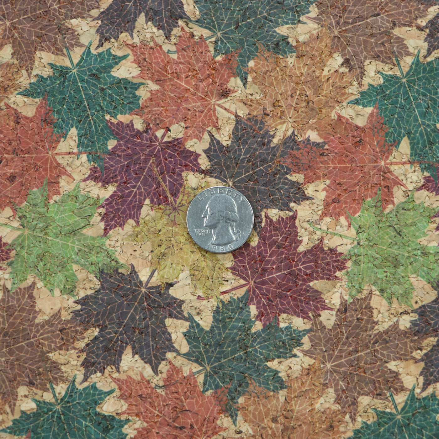 Limited Edition: Maple Leaves Cork Fabric