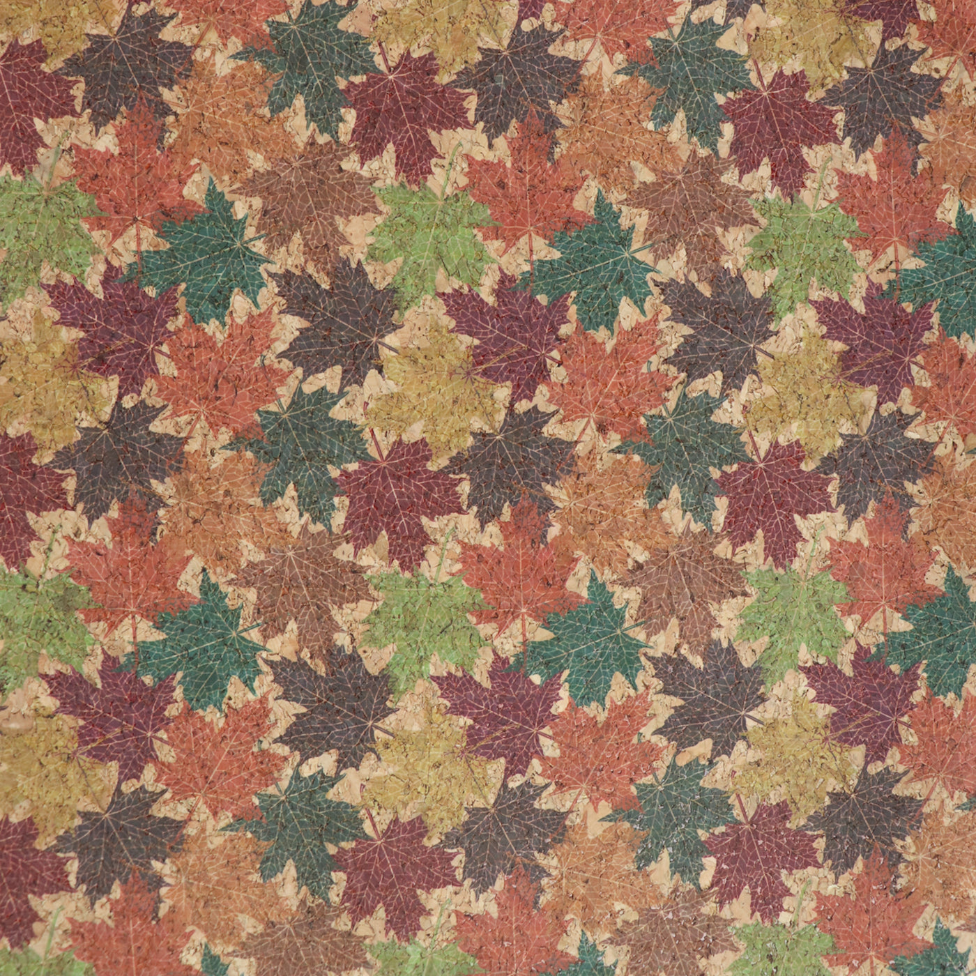 Limited Edition: Maple Leaves Cork Fabric