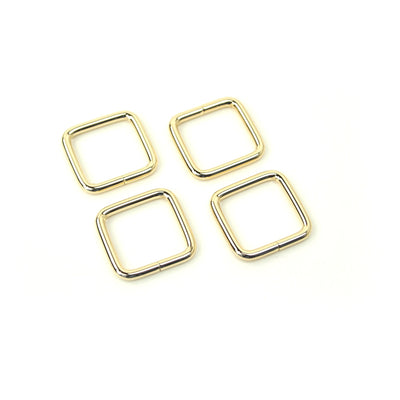 Gold 3/4" Rectangle Rings