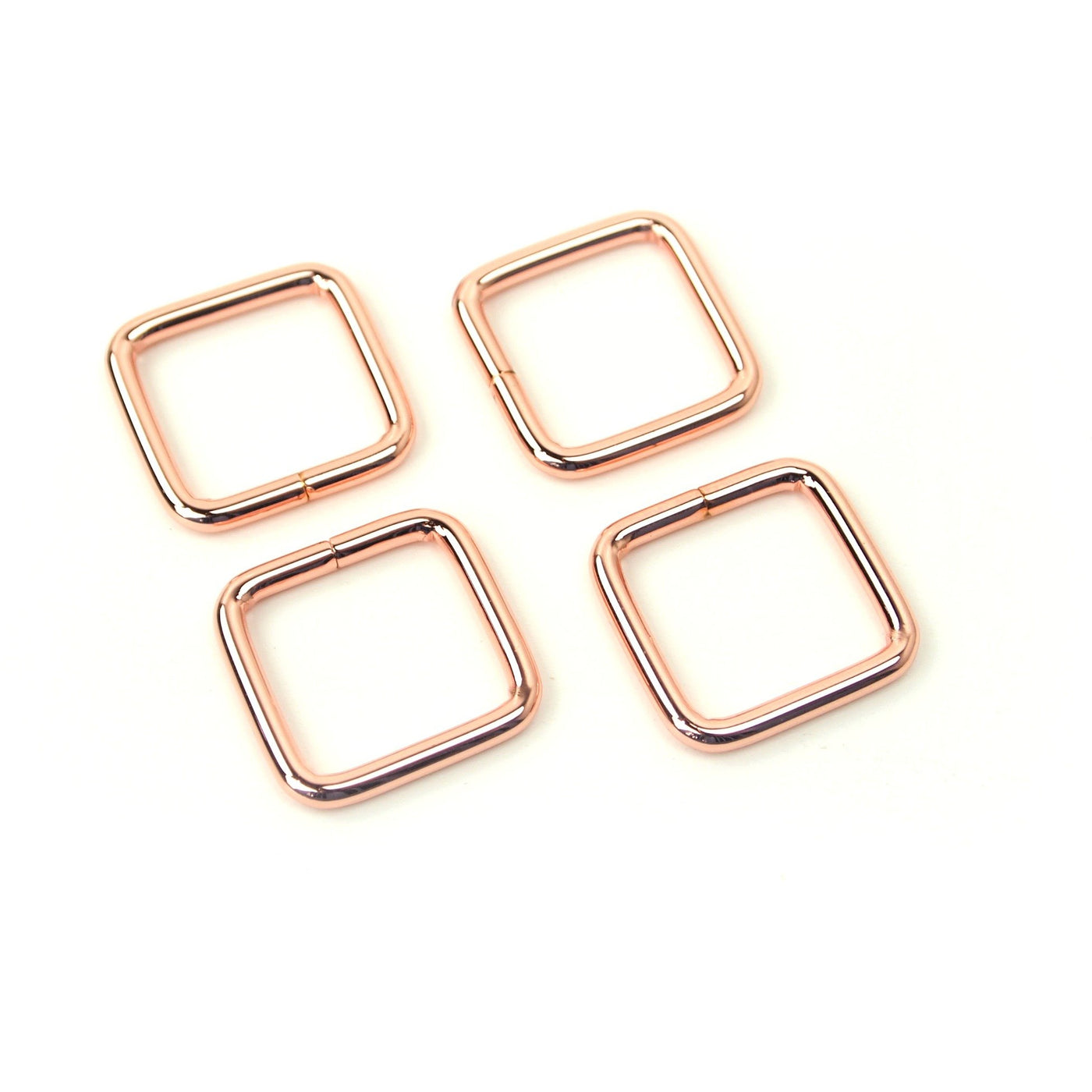 Rose Gold 3/4" Rectangle Rings