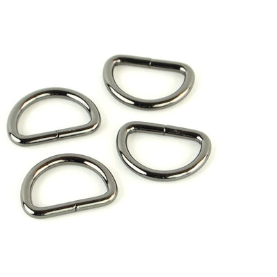 Gunmetal 3/4" D-Rings
