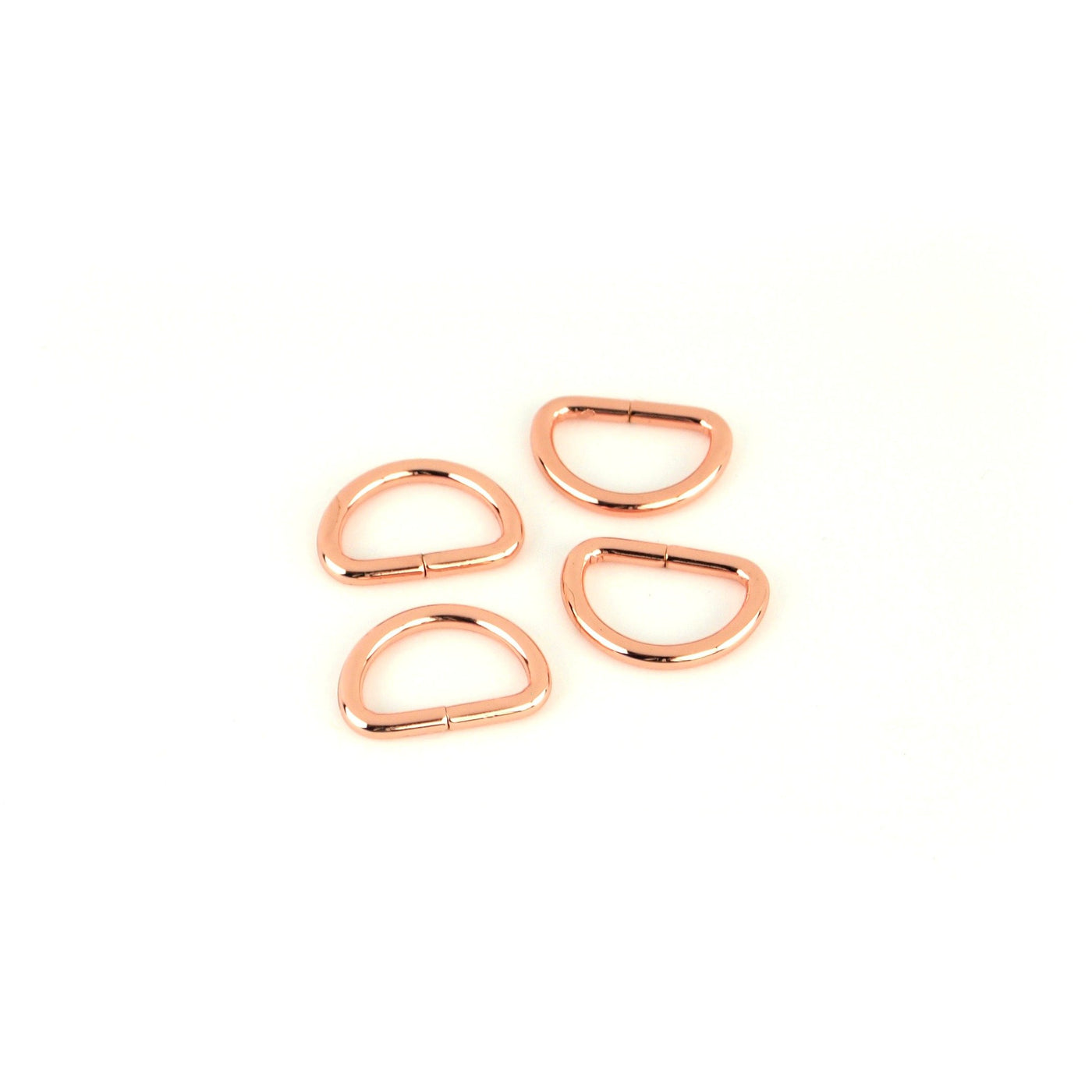 Rose Gold 3/4" D-Rings