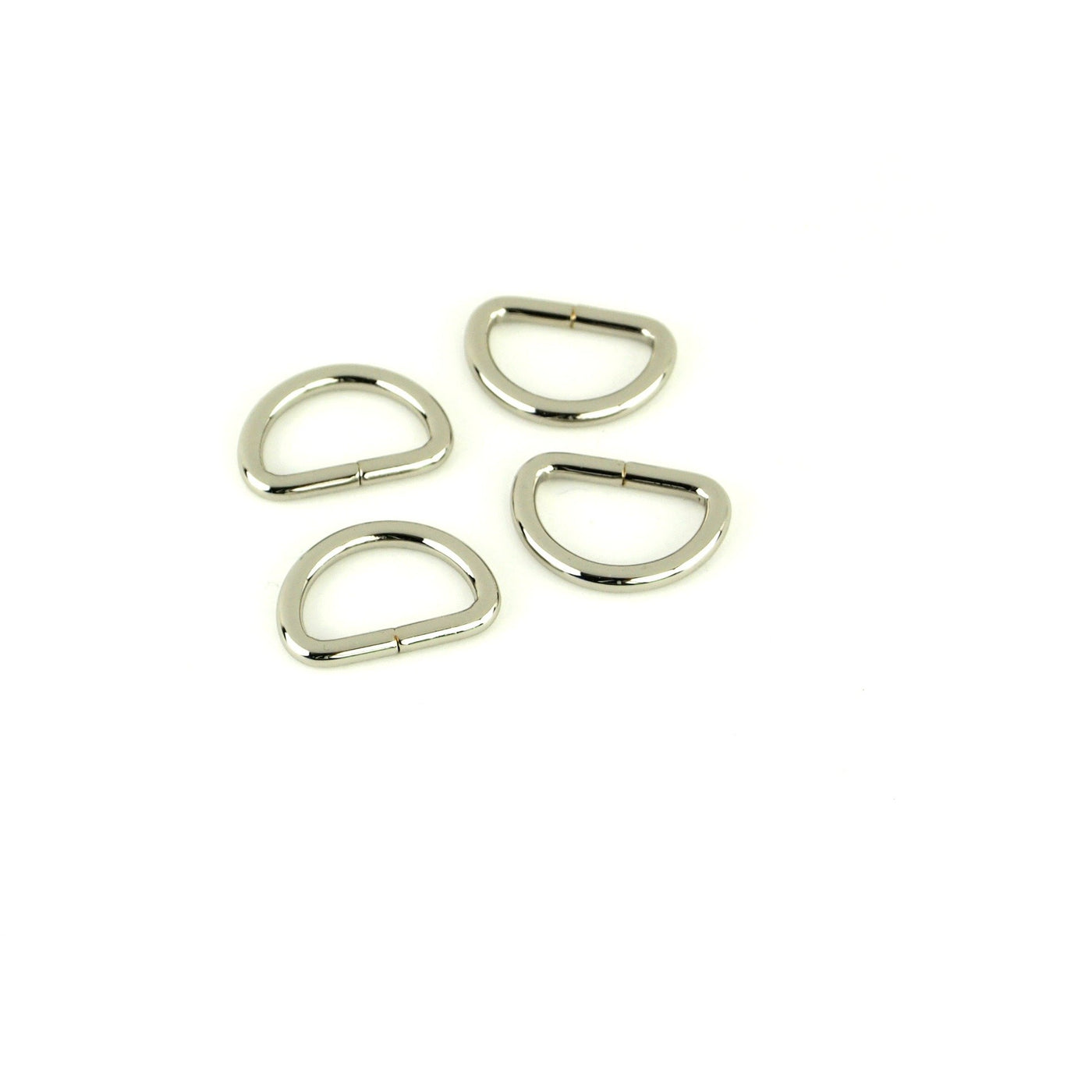 Nickel 3/4" D-Rings