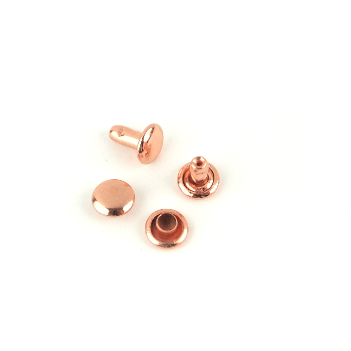 Small Rose Gold Rivets