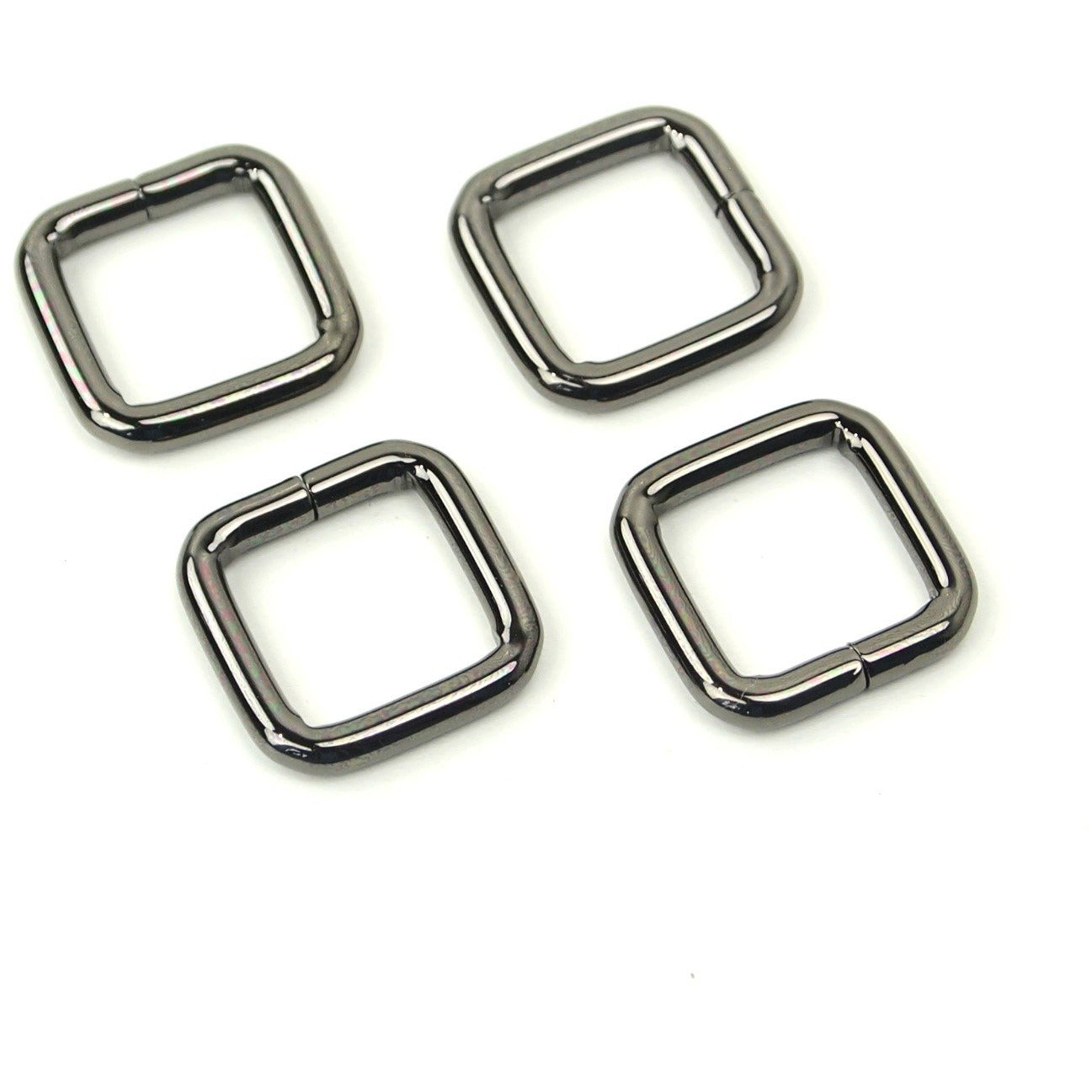 Gunmetal 1/2" Rectangle Rings
