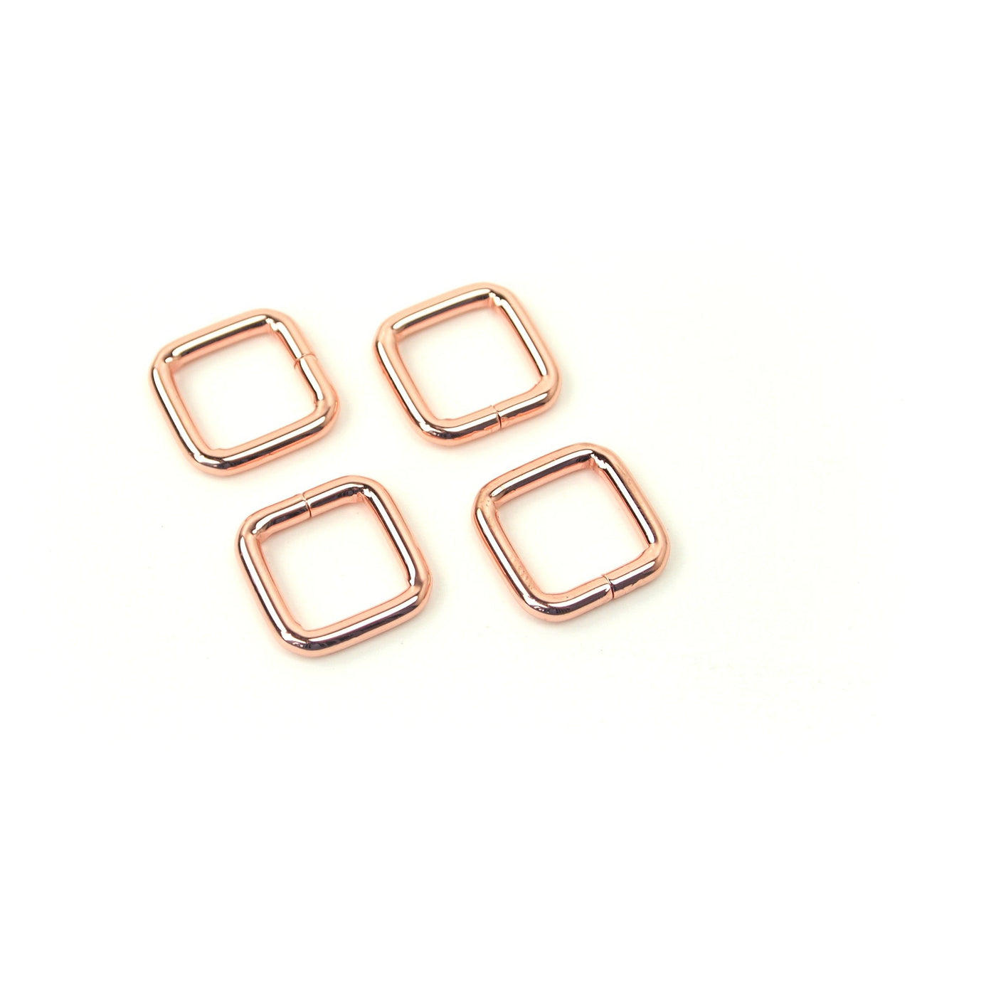 Rose Gold 1/2" Rectangle Rings