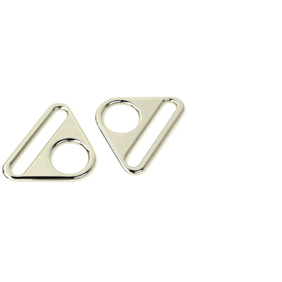 Two 1 1/2" Triangle Rings