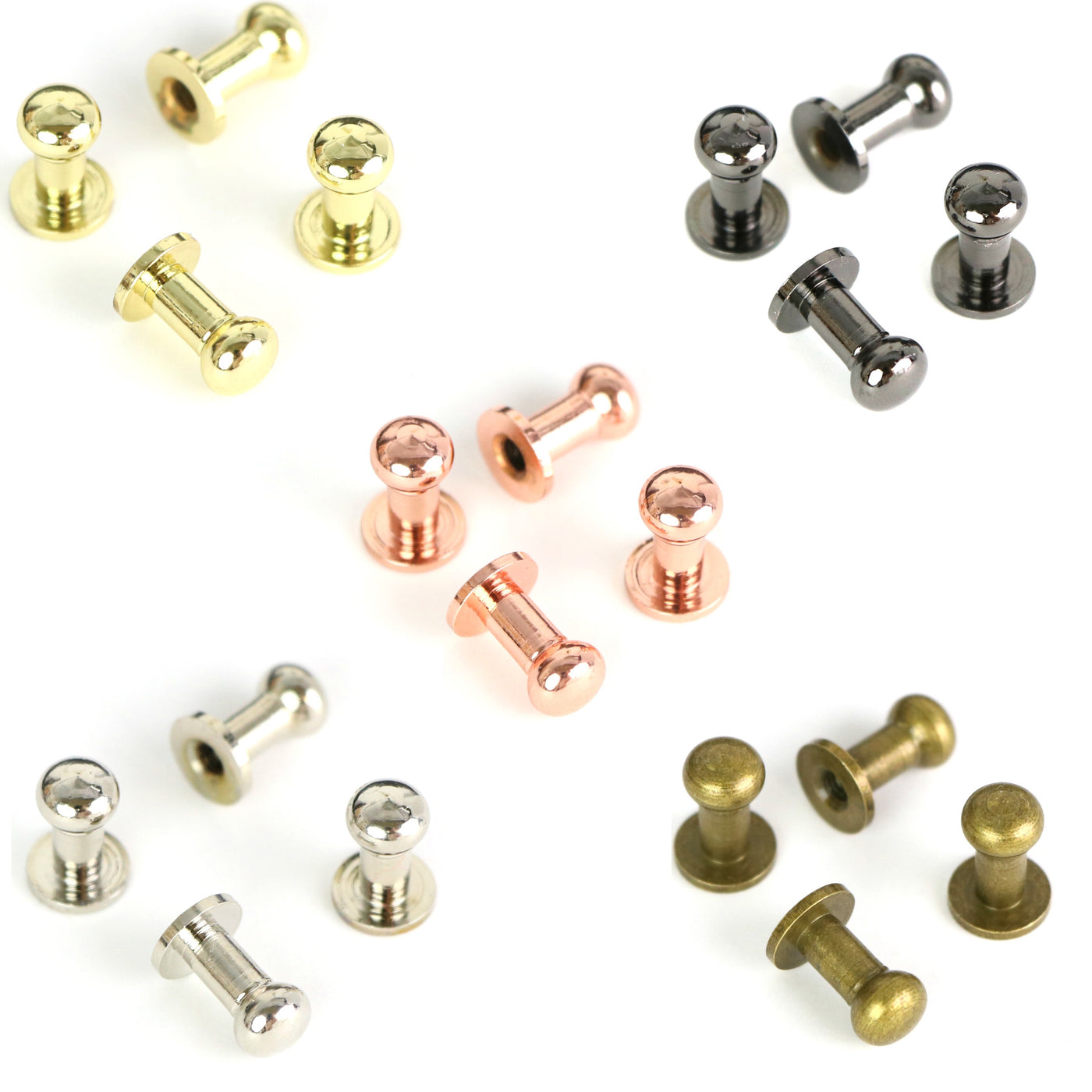 Stud Button Four Tall 12mm Stud Buttons – Sallie Tomato