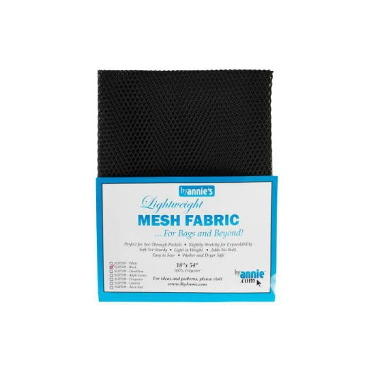 byannie's Mesh Fabric 18" x 54" Black