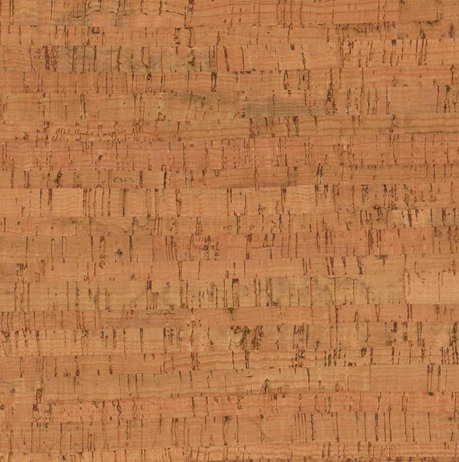 Packaged 1/2 Yard Cut: Rustic Natural Cork Fabric