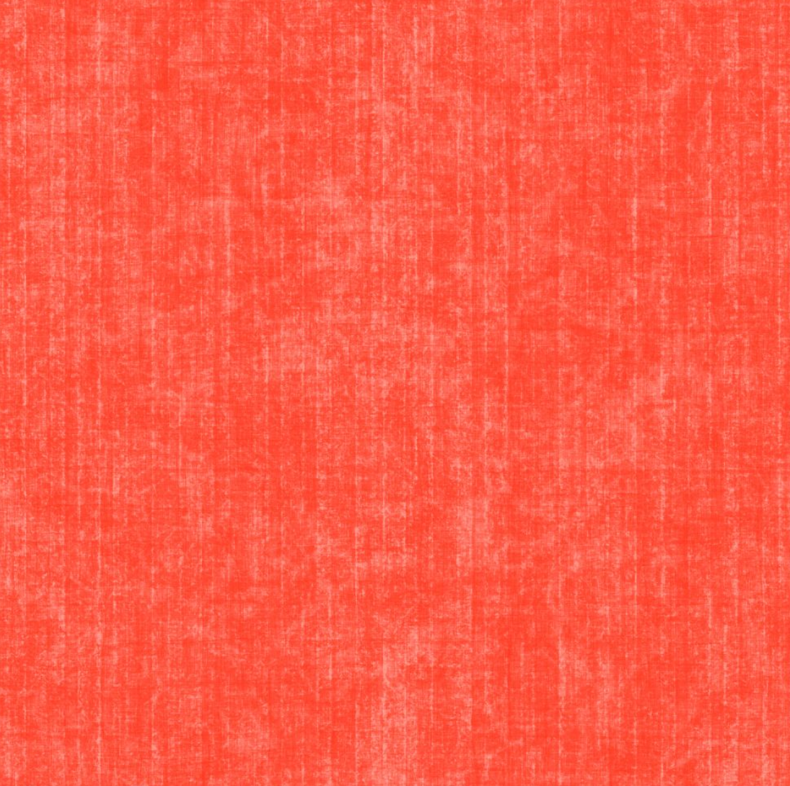 Cross Strokes Coral orange Cotton Fabric
