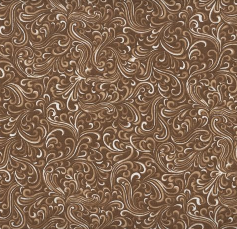Breezeway Chocolate Brown Cotton Fabric