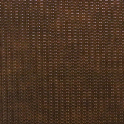 Packaged 1/2 Yard Cut: Brown Weave Faux Leather