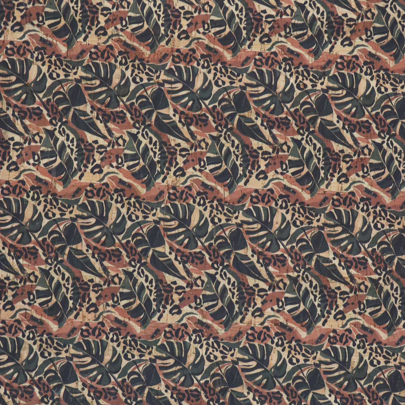 Wild Palms Cork Fabric