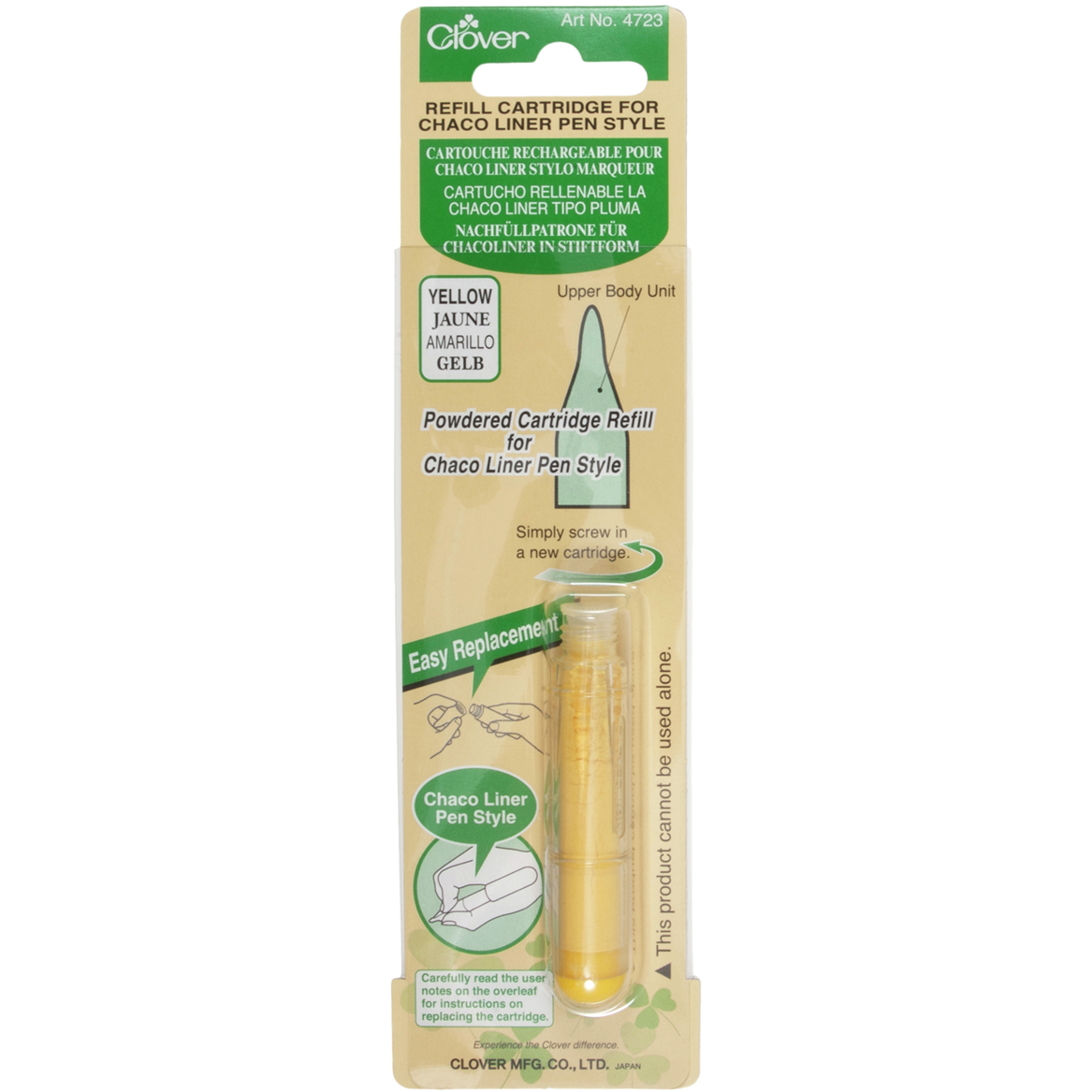 Clover Refill Cartridge for Chaco Liner Yellow