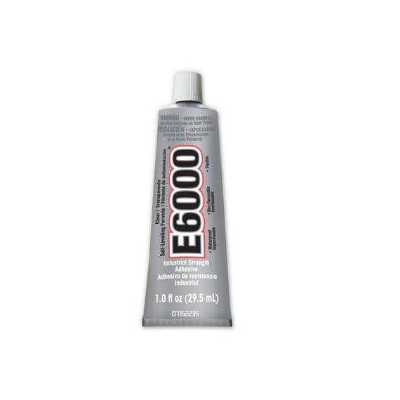 E6000 Craft Glue, Adhesive Clear, 1 Fl Oz-no tips included