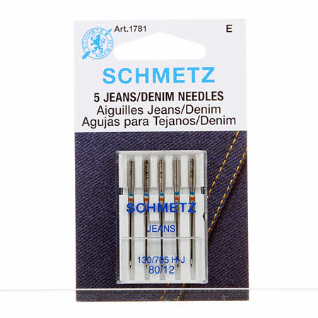 Schmetz Jeans/Denim Needles 80/12