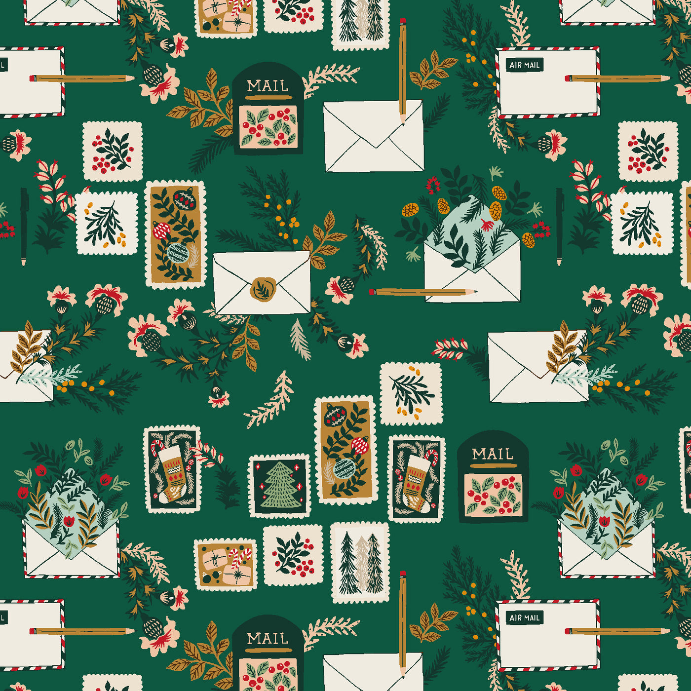 RJR Fabrics - Merry Memories - Letters to Santa